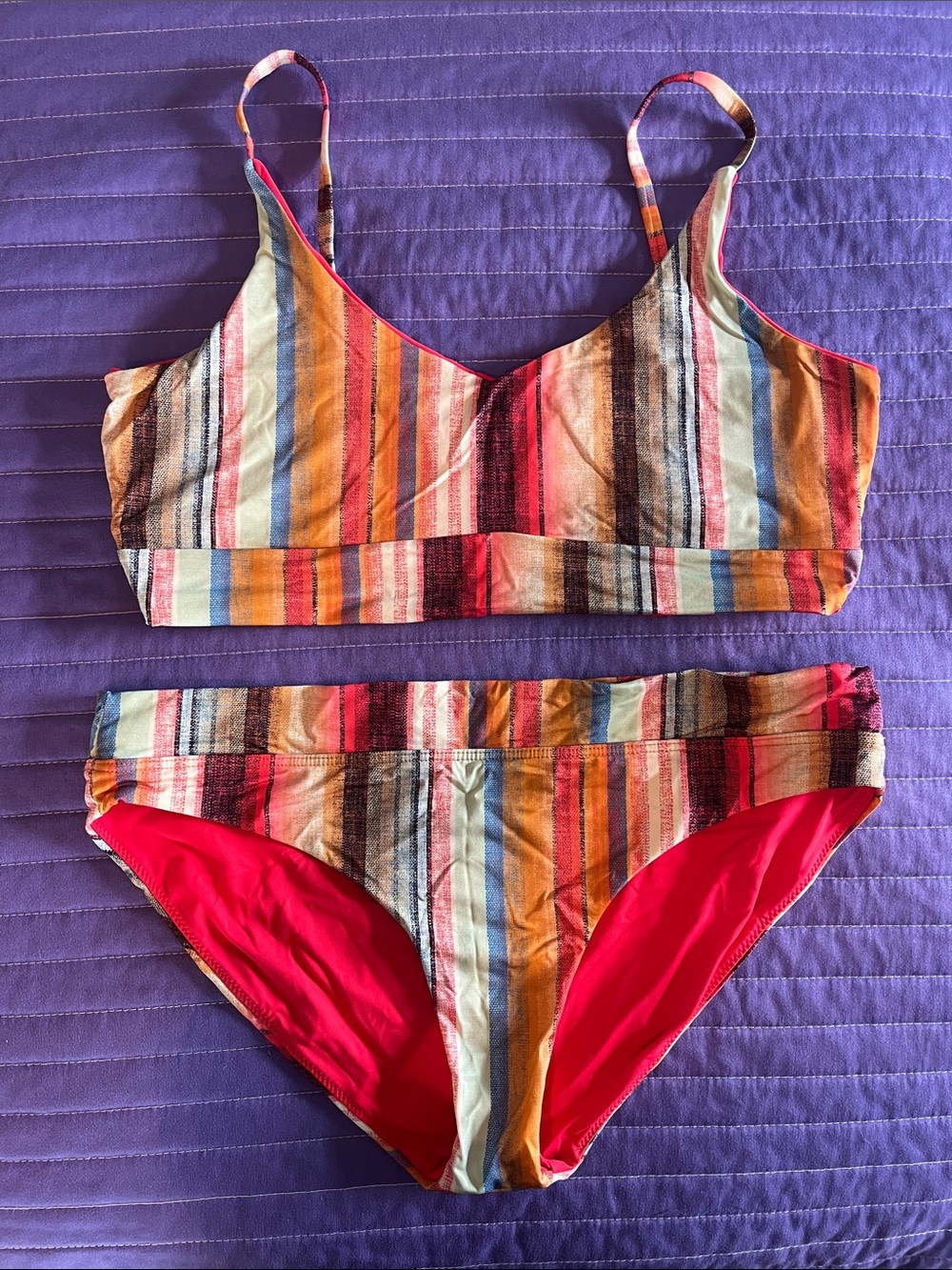 Prana two piece swim suit - medium